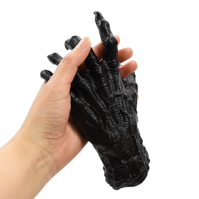 Halloween Gothic Witch Hand Statue Home Wall Keys Jewelry Hanger DIY Art Resin Sculpture Halloween Party Decoration Horror Props