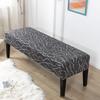 Чехол для скамейки с цветочным принтом, эластичные чехлы на табуреты для пианино, прямоугольная гостиничная кровать, длинный чехол на табурет, защитный чехол для скамейки, чехол для столовой