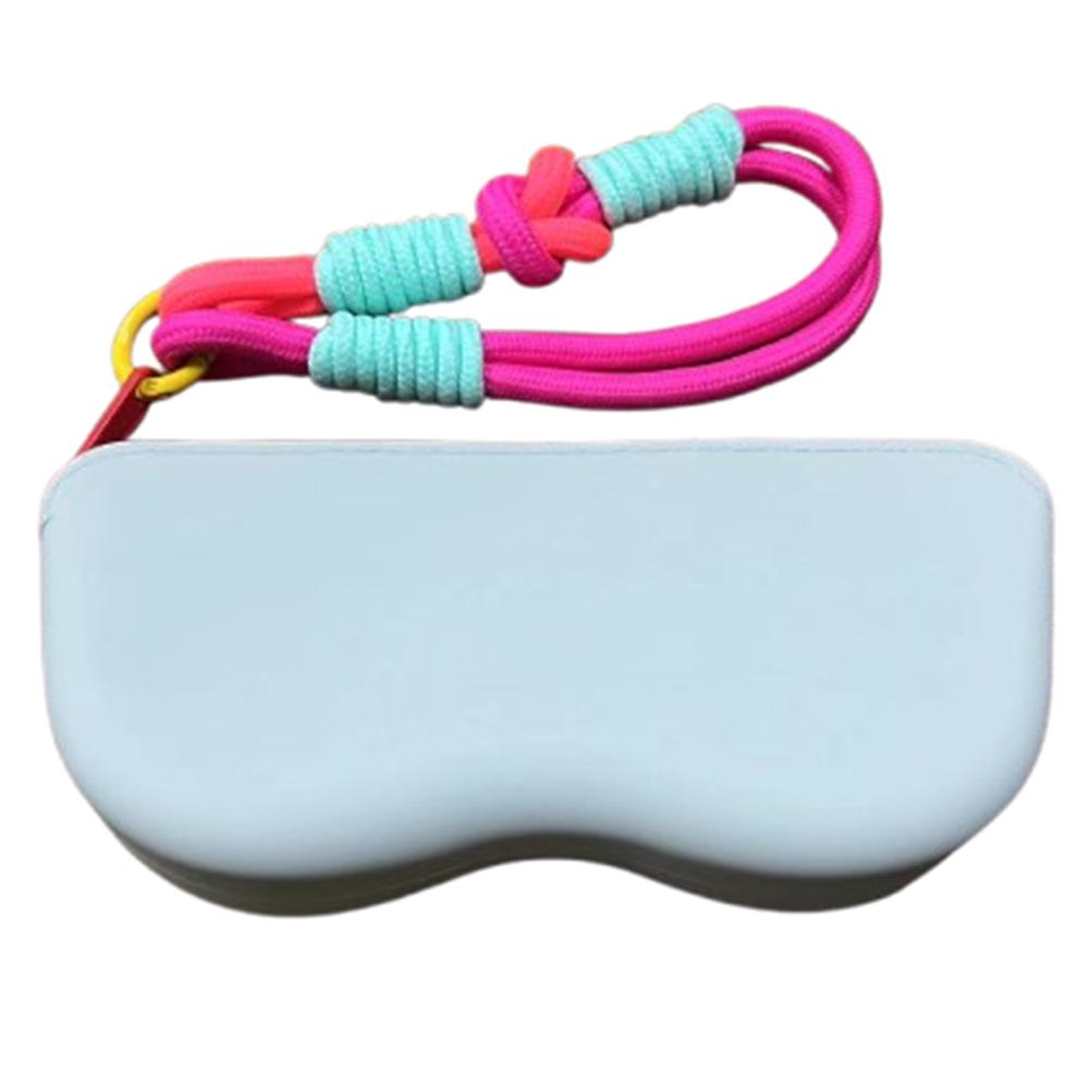 Candy Color Glasses Storage Bag Dustproof Portable Eyeglass Bag Silicone Glasses Bag Travel