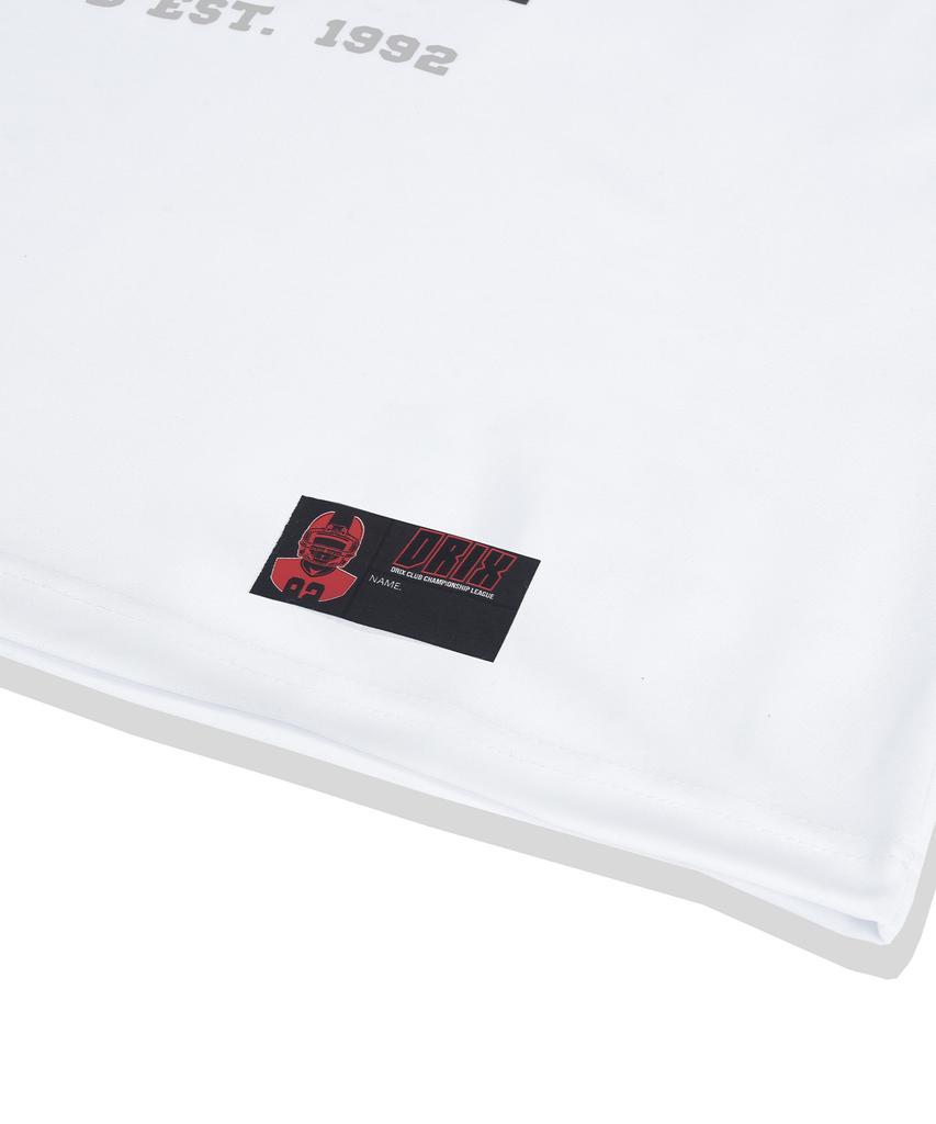 DRIX Rugby Oversized Jersey Long Sleeve_White