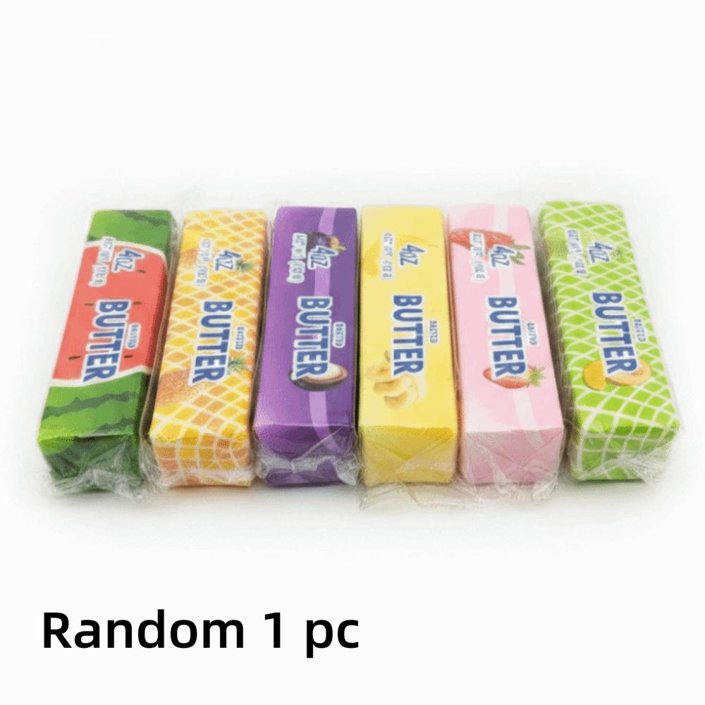 Slow Rising Butter Stick Fidget Toy Slow Rebound Butter Stick Squeezing Toy Desk Gifts