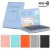 Pu Leather Passport Bag Multi-card Passport Holder Travel Accessories Wallet Credit Card Bag Passport Protector Holder