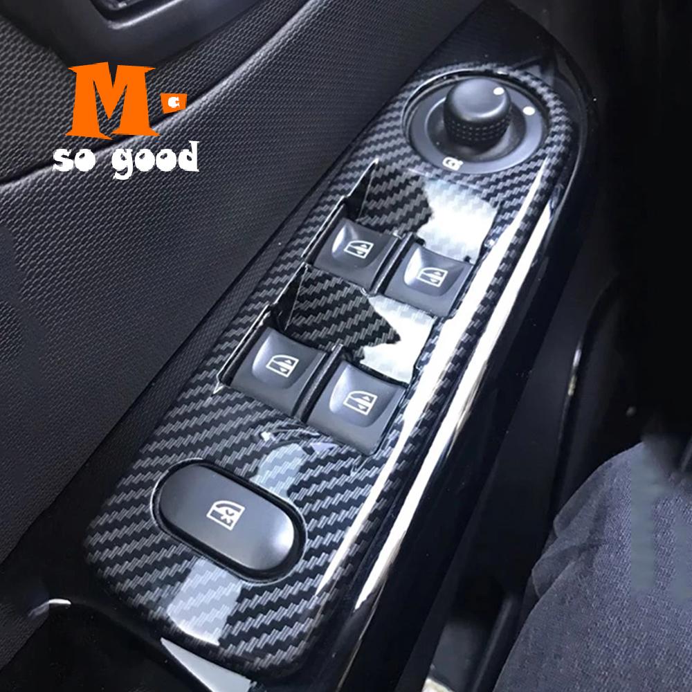 RHD LHD для Toyota Proace City VERSO + карбоновый матовый хромированный подлокотник двери автомобиля, отделка окна, стеклянная крышка переключателя подъема