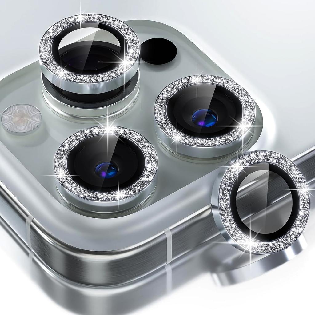 For IPhone 13 14 15 16 Pro Max Mobile Camera Lens Protector Hot Sales Camera Bling Diamond Single Design