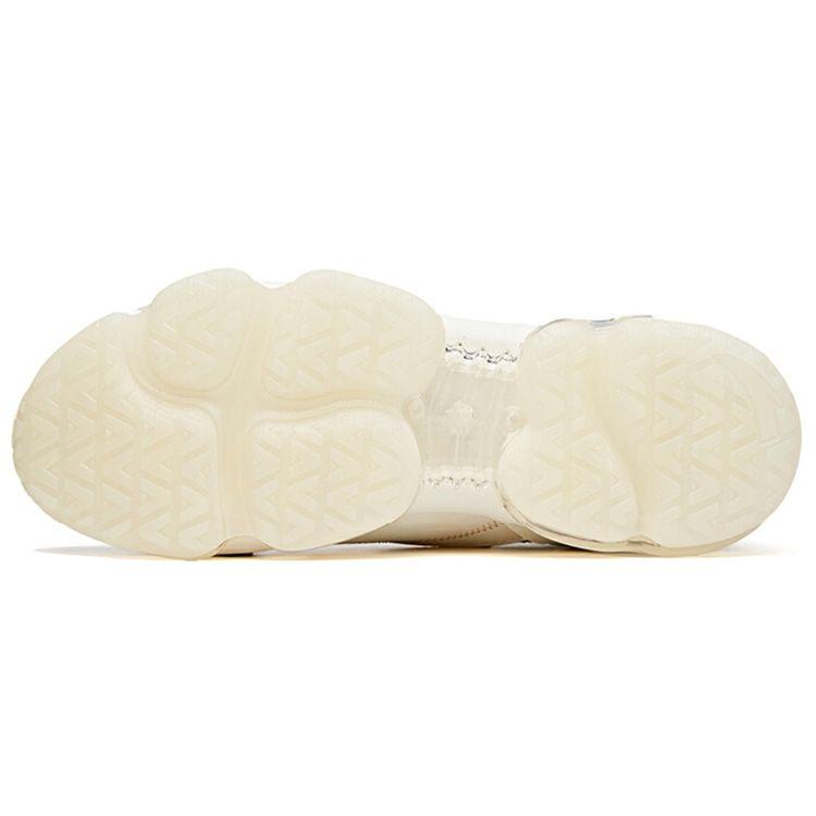 Anta Кроссовки Running Series Full-Length Air Cushion Low-Top для бега для женщин, кроссовки цвета слоновой кости и белого цвета 922025556-18