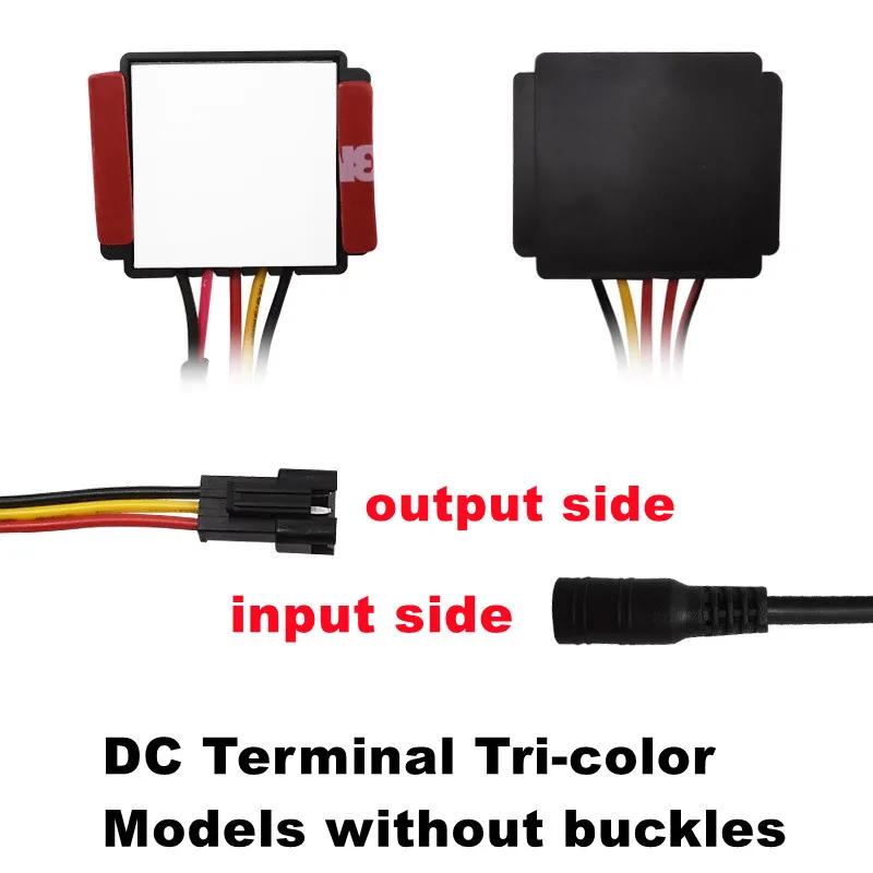 DC 12V 24V Зеркало Сенсорный Выключатель Датчик Зеркало Для Ванной Комнаты Зеркало Для Макияжа Светодиодный Монохромный Трехцветный Безэлектродный Регулировка Яркости
