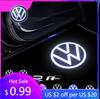 2026 Горячее Для Volkswagen VW 2 шт. Логотип Автомобиля Логотип Двери Подсветка Приветствия Лазерный Проектор HD Приветственный Свет Для VW Passat CC Lamando Toura