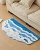 Soft Tufting Scenic Bathroom Mat Ocean Wave Bedroom Carpet Anti-slip Rug Doormat Foot Dry Tidy Pad Aesthetic Home Room Decor