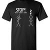 Stop You're Under A Rest Funny T Shirt Novelty Music Humor Cool Sarcastic Vintage Washed Stylish Versatile Streetwear Homme