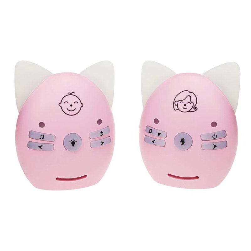 V30 EU Plug Чувствительная передача Двусторонняя связь Кристально чистый голос Cry 2.4GHz Беспроводной детский портативный цифровой аудионяня AA