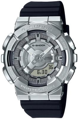 Часы Casio [Официальный японский продукт] Модель среднего размера Металлическая крышка GM -S110-1AJF / -S110B-8AJF Женские Серые / Черные