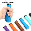 Bicycle Grips Ergonomic Rubber Soft Comfortable Bike Handlebar Cover Single Lock On Anti-Slip Shock Absorption MTB Accessories