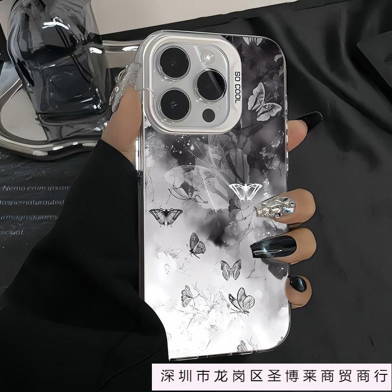 Diablo Butterfly for iPhone15promax mobile phone case Apple 16 matte 13/12/14 anti-drop XS