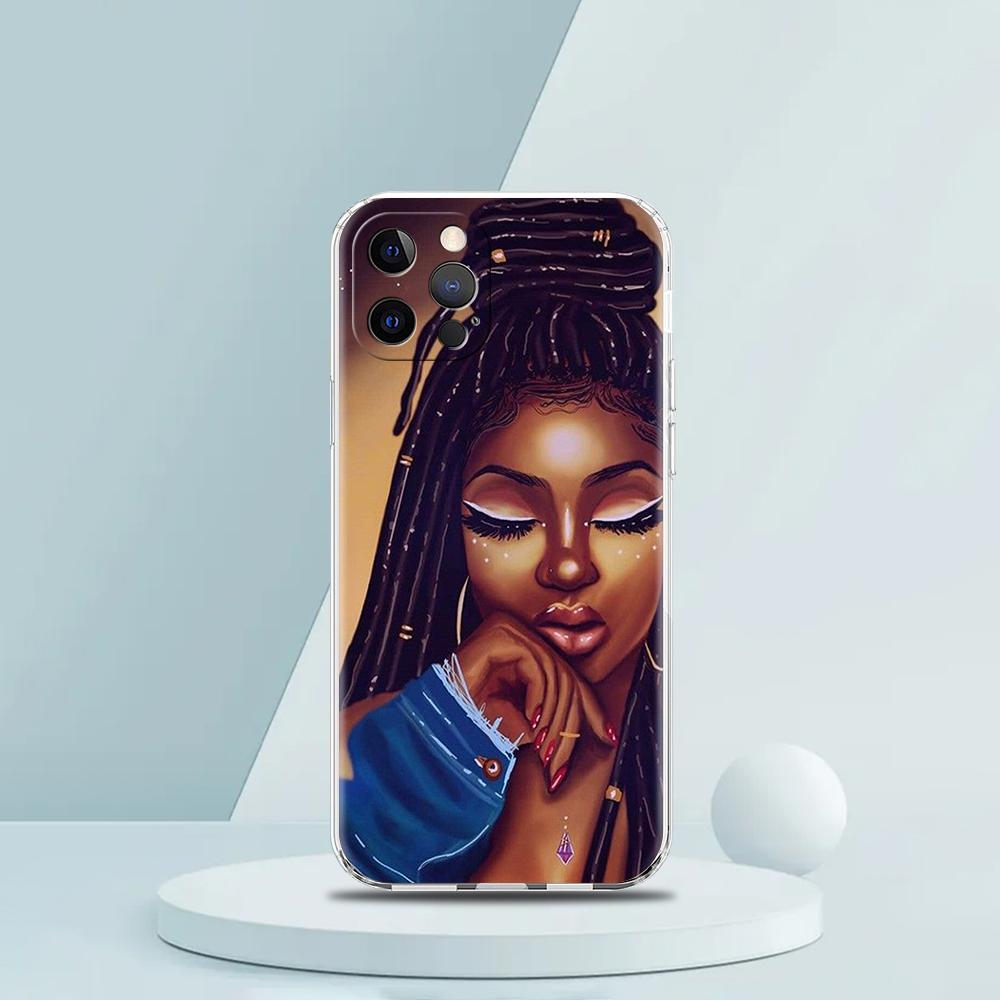 Модный Черный Чехол для Телефона для iPhone 16 15 14 13 12 Pro Max Прозрачный ТПУ для iPhone 11 Pro Max 7 8 Plus XS XR Оболочка Capas