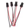 10 шт. DC12V T10 W5W 194 168 гнездо держателя габаритного фонаря разъем провода жгута лампочек запасные части автомобиля