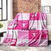 Cowgirl Theme Home Customize Your Name Blankets Comfortable Soft Lightweight Allseason Multipurpose Blanket For Picnics Sofas Offices Beds Living