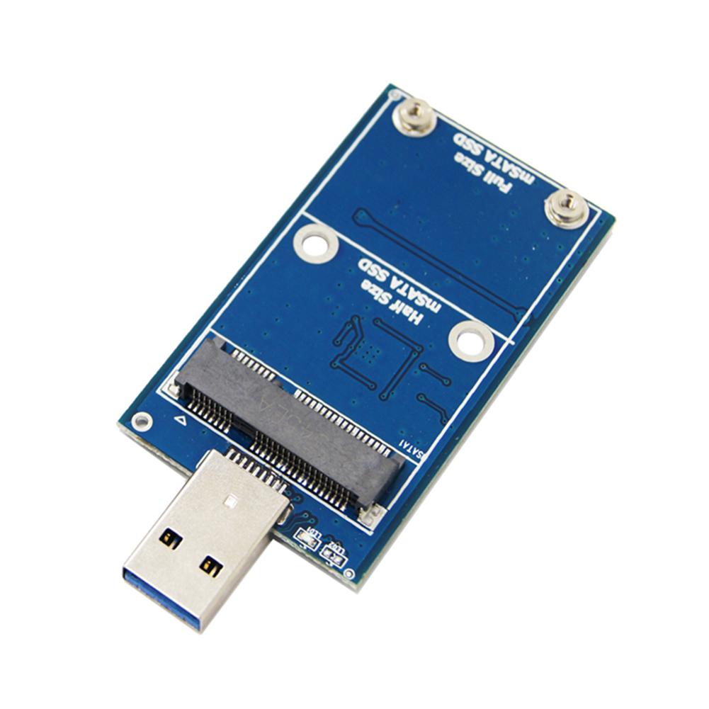 Мини SSD MSATA на USB 3.0 Корпус для жесткого диска Беспроводной адаптер-конвертер SSD Корпус PCI-E для 30*30/50 MSATA SSD