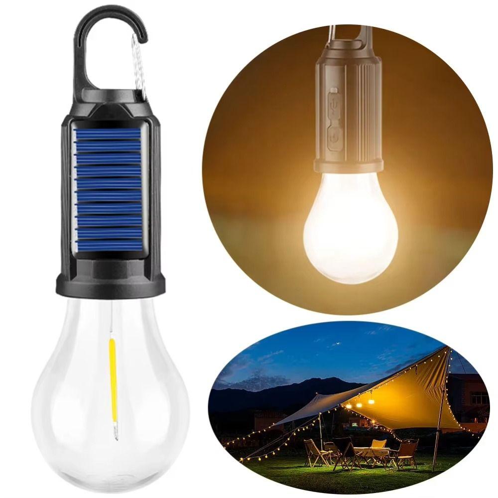 4 Modes LED Lighting Lantern Rechargeable Camping Lamp Portable Solar Powered LED Lamp Fishing