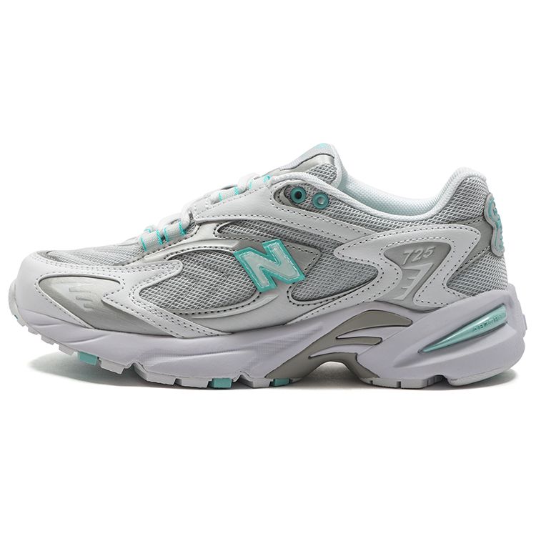 New Balance Белые кроссовки унисекс 725 Munsell, серебристые ML725L