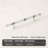 Nordic Bronze Bamboo-shaped Furniture Handle Solid Brass Kitchen Cabinet Pull Cupboard T Bar Handle for Bedroom Vintage Knobs