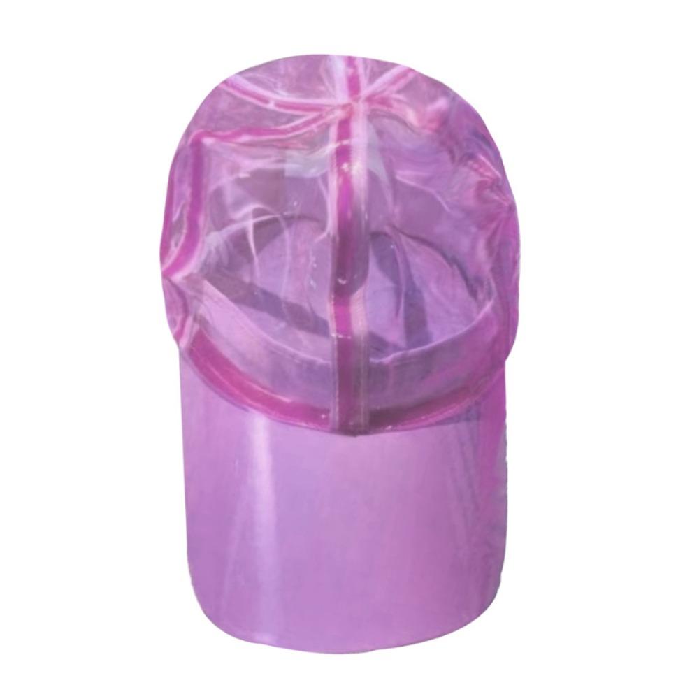 Adjustable Brim PVC Water-Sprinkling Hats Transparent Baseball Cap Water Sprinkling