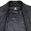 Lanvin Италия Смесь шелка и шерсти Пальто-стенка R48-45 L-XL Темно-синий(ИСПОЛЬЗОВАЛ)
