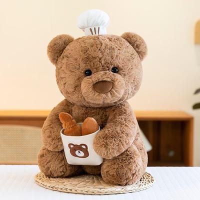 Креативный кондитер плюшевый мишка кукла кукла милый хлеб плюшевый мишка кукла мальчик и девочка подарок