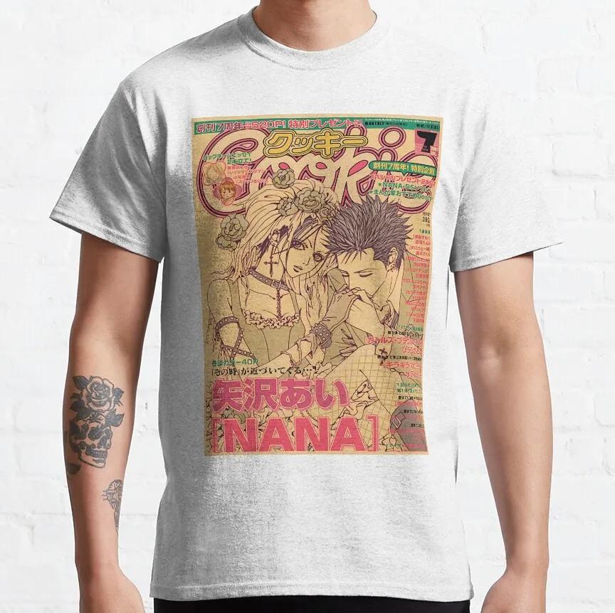 Nana Trapnest Trigger anime T Shirts The Black Stones manga 100% cotton 90s punk sex pistols ai yazawa westwood Gift Idea Tops