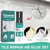 Набор клеев для ремонта плитки AB, клей для ремонта керамических трещинT.1, агент T4S6