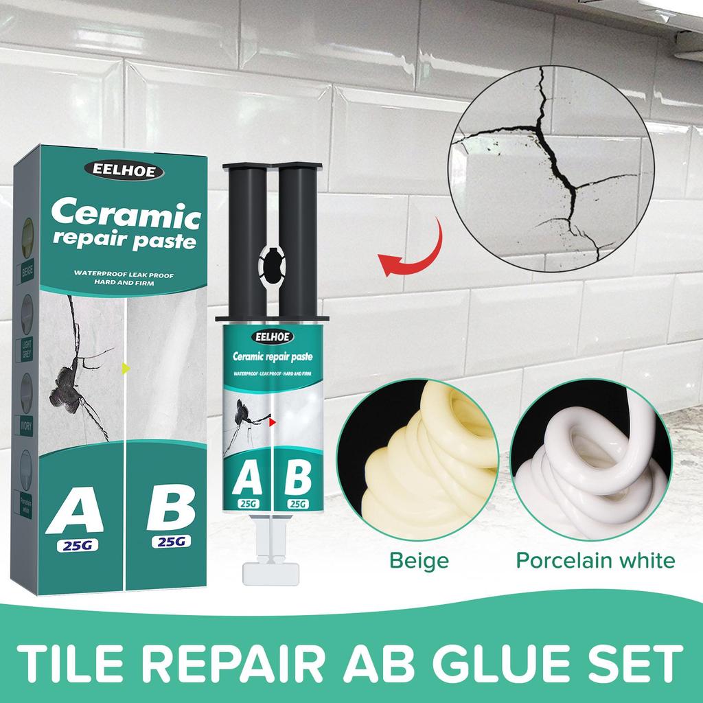 Набор клеев для ремонта плитки AB, клей для ремонта керамических трещинT.1, агент T4S6