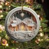 Акриловый кулон Рождественское украшение со шнурком Легко повесить Рождественский вертеп Подвеска