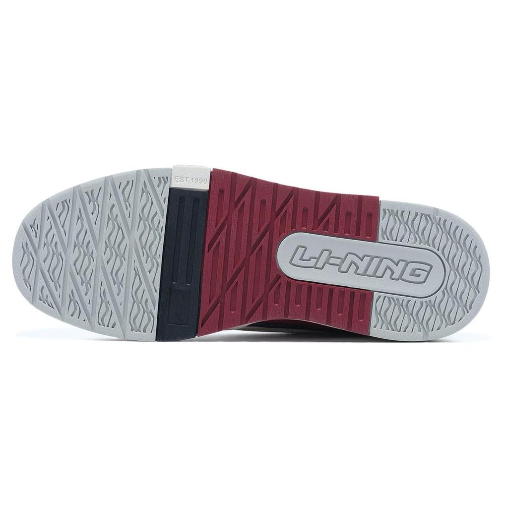 Li Ning 001 BTC Prm Синтетическая кожа, Замша (расщепленная коровья кожа) Устойчивые к истиранию Дышащие Низкие Скейтбордические кроссовки AGCT003-3