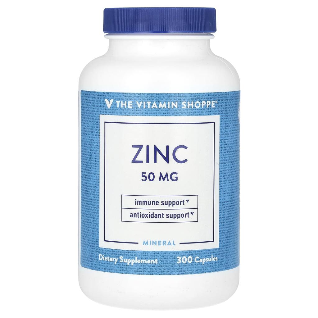 Zinc, 50Mg, 300 Capsules