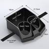 Wear-Resistant Automotive Cup Holders Plastic Car Seat Organizer Durable Double Cup Holders  Paper