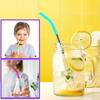 12pcs Silicone Metal Straws Tips Cover Curved Straw Cover Cup  Accessories Straw Topper  Party