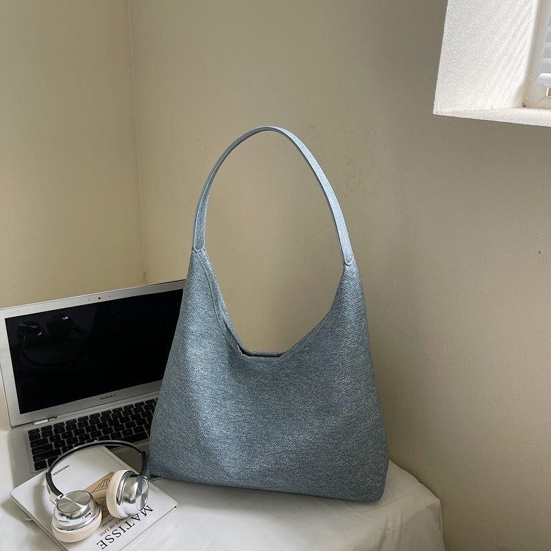 Bags Fashion Large Capacity Women's Underarm Bags 2025 New Casual Simple Tote Bags Commuter Shoulder Bags