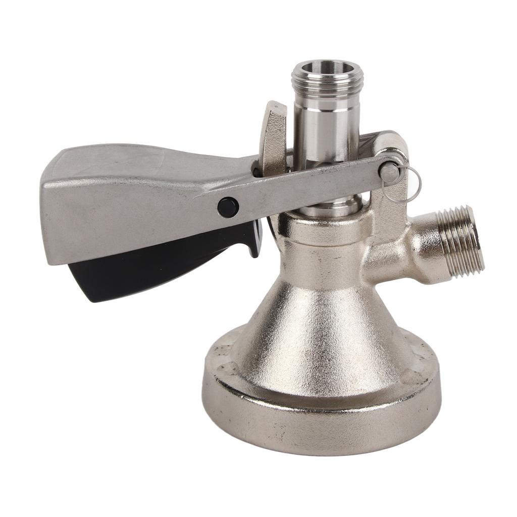G System Keg Coupler Stainless Steel Probe Brass G Type Home Brewin Beer Keg Tap Dispenser