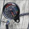 Universal Motorcycles Mechanical Odometer Speedometer Fuel Level Indicator Light