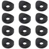 12 шт. черные шайбы 25 мм x 8 мм x 9 мм, круглые пружинные шайбы, пластиковые шайбы высокого качества