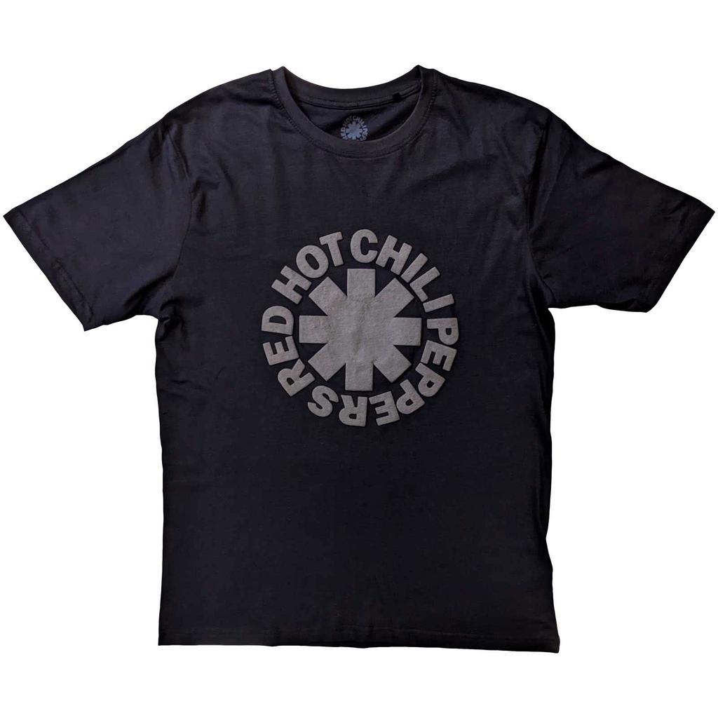Men's Red Hot Chili Peppers Classic Asterisk Logo T-shirt Small Black