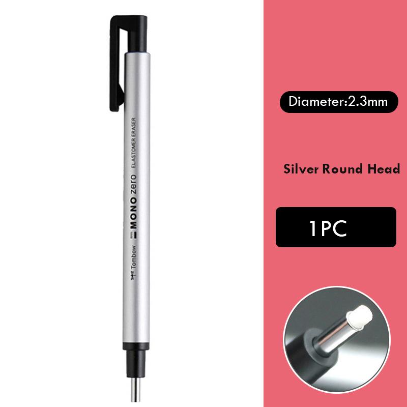 Tombow Mono Zero Механический ластик-ручка Сменные стержни Нажимного действия Для скетчинга Рисования Коррекции Детские ластики Художественные принадлежности