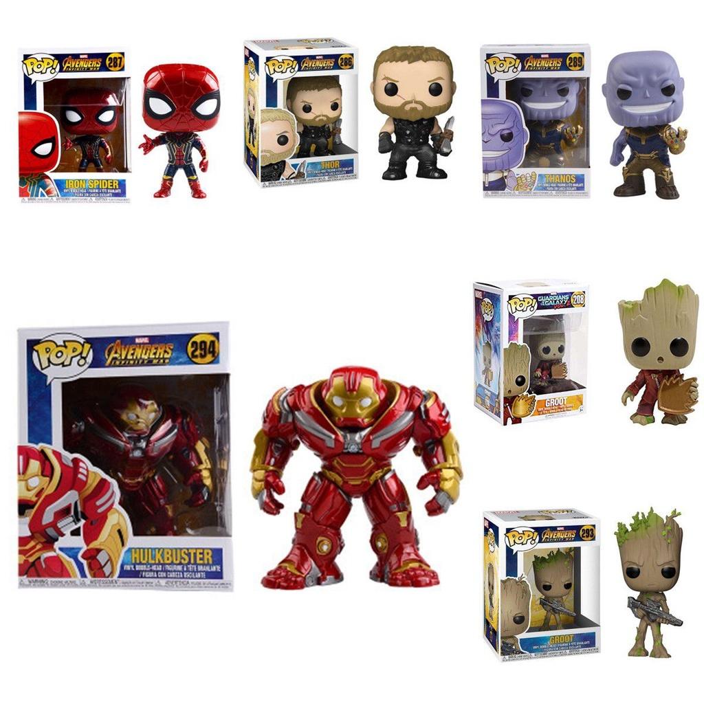 Marvel Avengers Pop Collectible Figure Featuring Iron Man Spider-man And Captain America