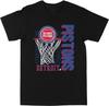 Черная футболка NBA Detroit Pistons 90-х годов