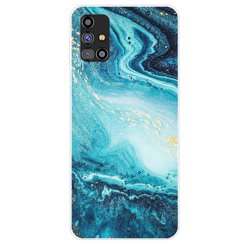 Чехол для телефона Samsung M31s Мягкий силиконовый чехол TPU для Samsung Galaxy M31s Чехол M31 SM 31S GalaxyM31 Бампер Coque