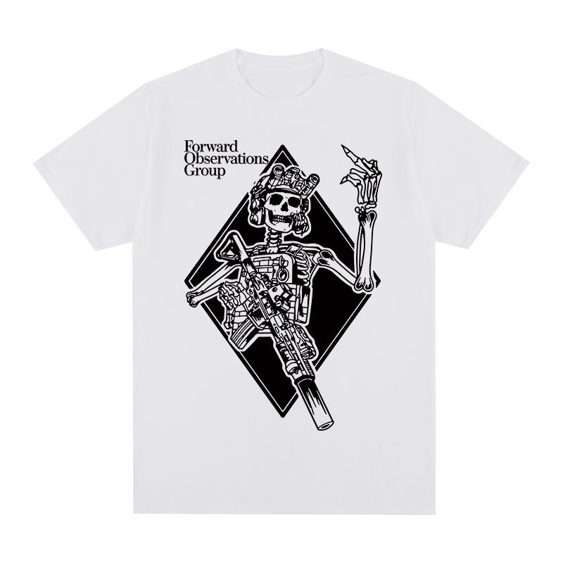 Футболка Skeleton GBRS от Forward Observations Group Харадзюку Винтажный принт Топы Крутая готическая уличная одежда Женская Мужская Футболка Camisetas