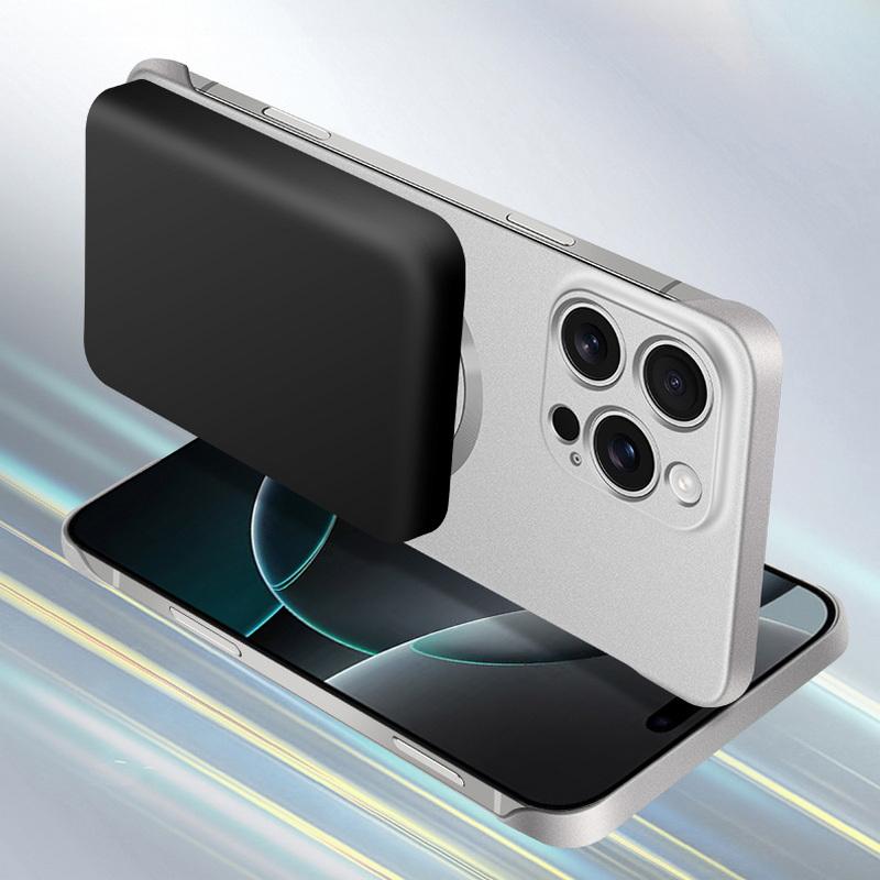 Тонкий жесткий ПК для Magsafe Магнитный безрамочный чехол для iPhone 16 Pro 15 14 Plus 13 12 Pro Max Samsung S25 Ultra S24 S23 S22 Plus Матовый цветной сплошной чехол