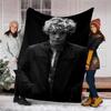 Evan Peters2 printed throw blanket—lightweight,soft,warm;versatile blanket for all seasons—perfect as &air-conditioning throw,nap blanket