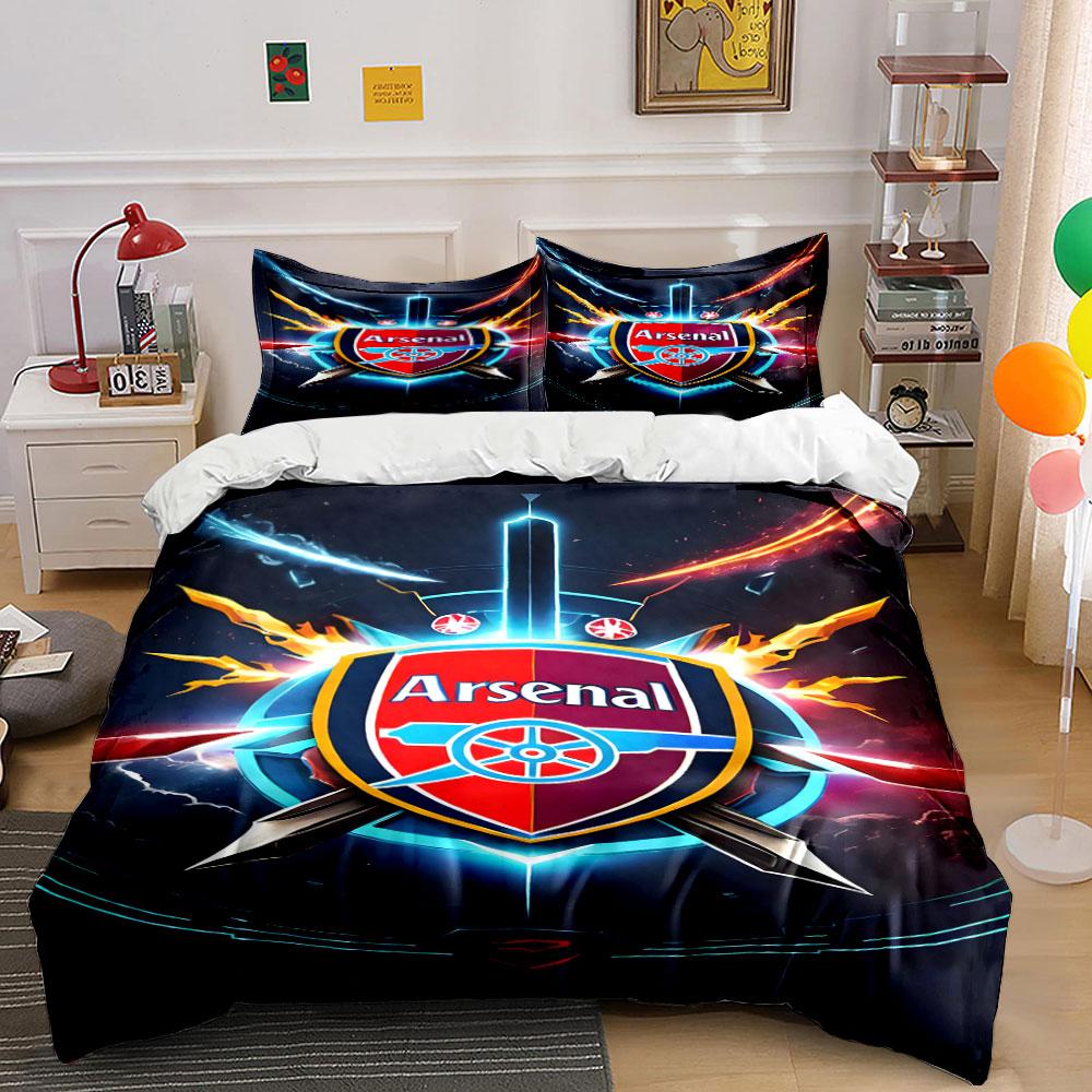 Arsenal logo with swords. Bedding sets Duvet cover sets Duvet covers Pillowcases(1*Duvet Cover 2*Pillowcases without duvet insert)