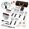 Новый продукт с набором инструментов для барбекю лопатка для гриля combination grill outdoor teppanyaki tool