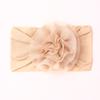 New cute and comfortable flower children's jewelry, soft solid color baby fontanelle headband, baby headband